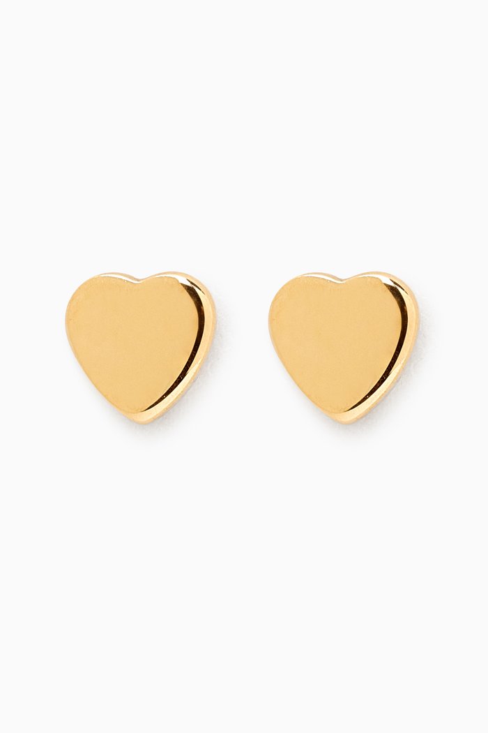 

Heart Stud Earrings in 18kt Yellow Gold
