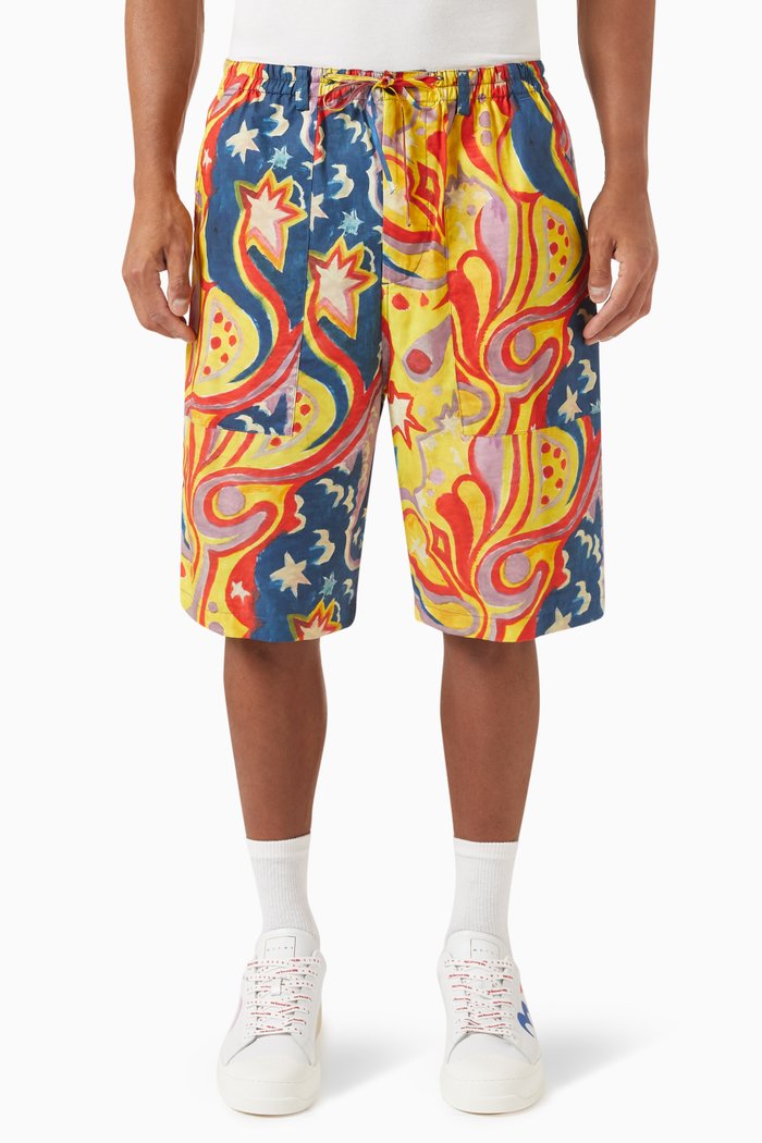 

x No Vacancy Inn Shorts in Poplin, Blue
