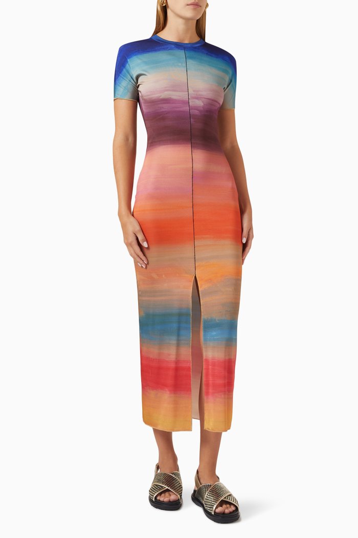 

Bodycon Dress in Viscose-jersey, Multicolour