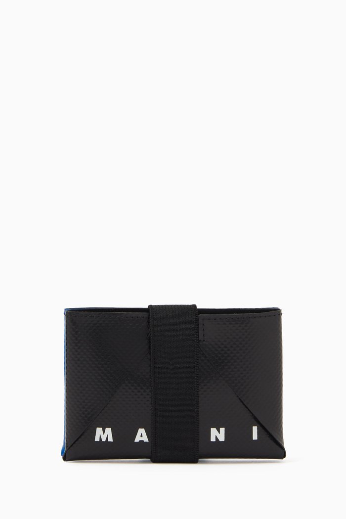 

Card Case in Saffiano Faux Leather, Multicolour