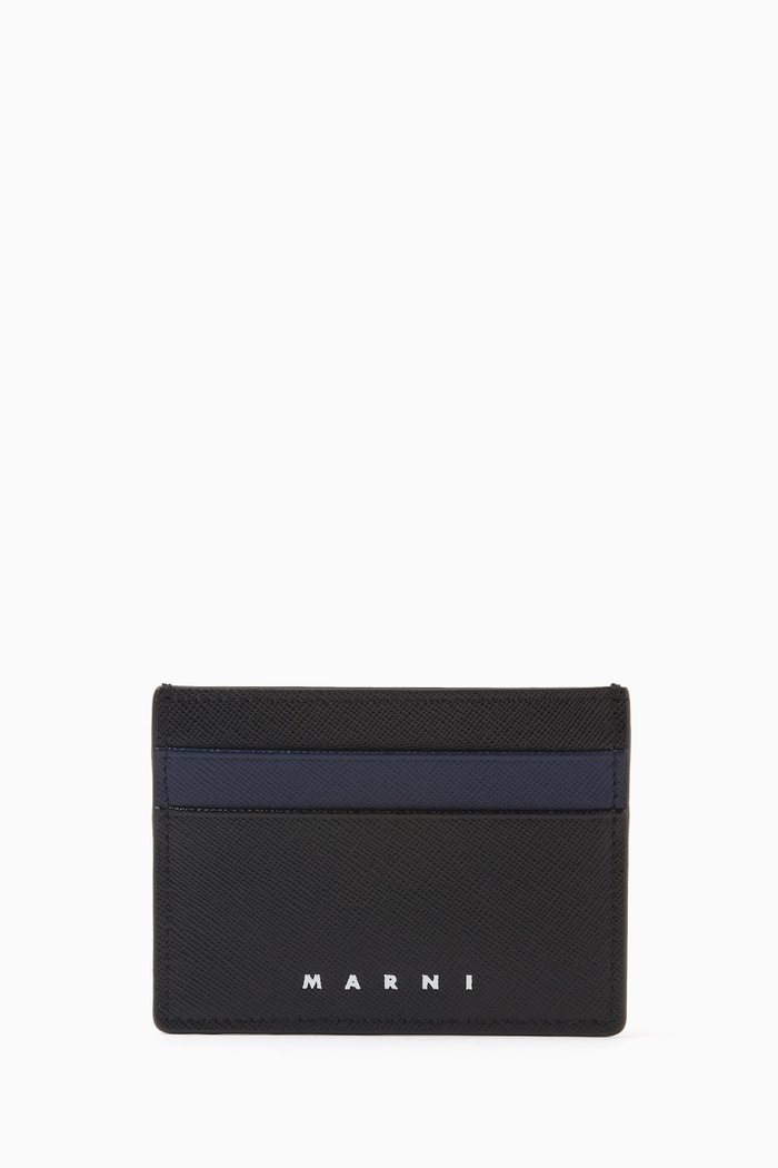 

Card Holder in Saffiano Leather, Multicolour