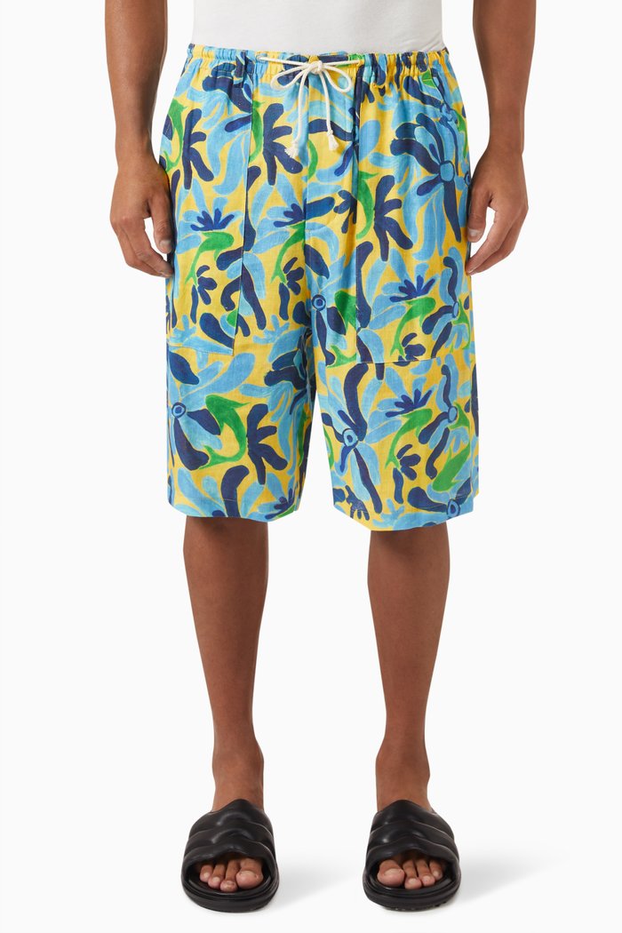 

x No Vacancy Inn Shorts in Poplin, Blue