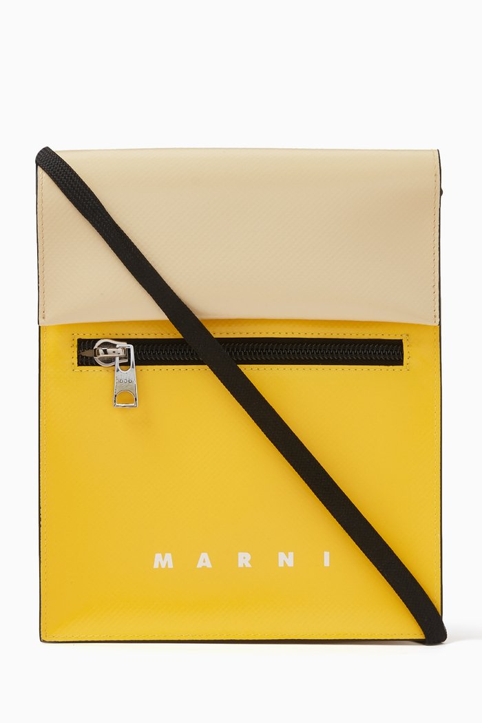 

Tribeca Shoulder Bag in Saffiano Faux Leather, Multicolour
