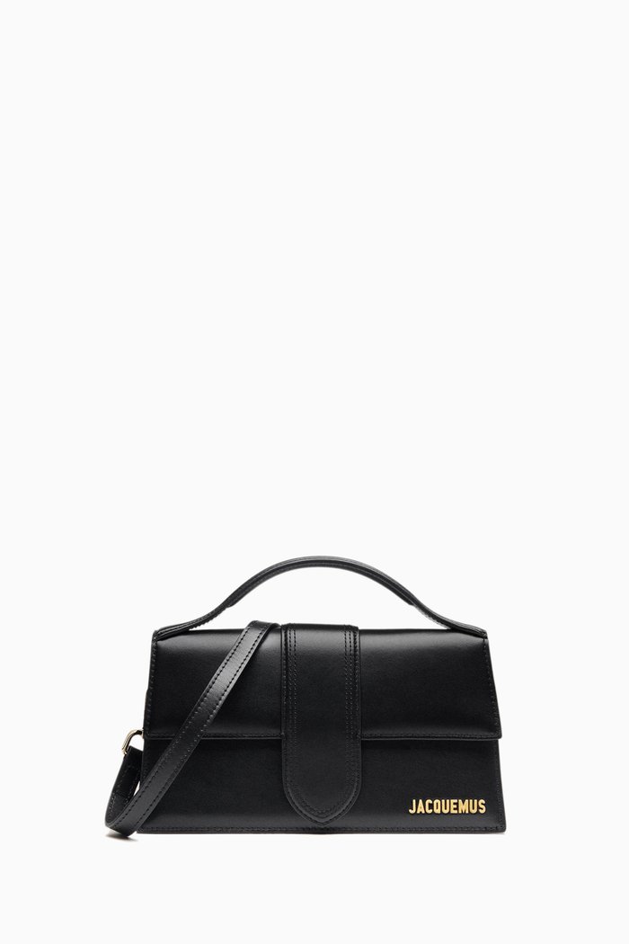 

Le Grand Bambino Shoulder Bag in Leather, Black