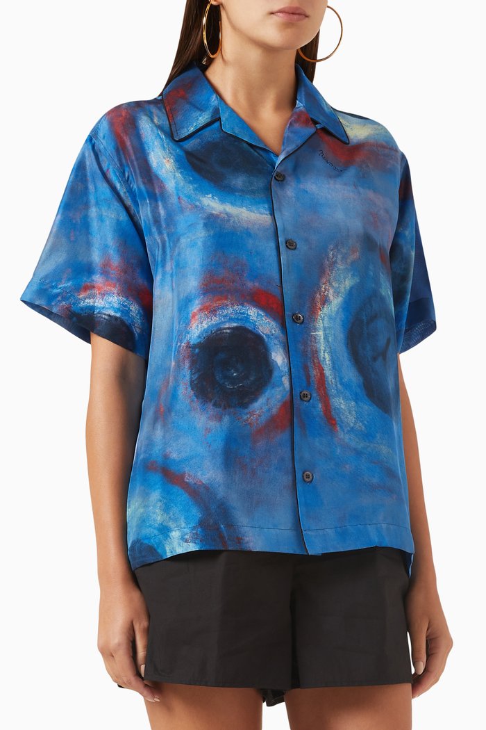 Short-sleeve Shirt, Blue