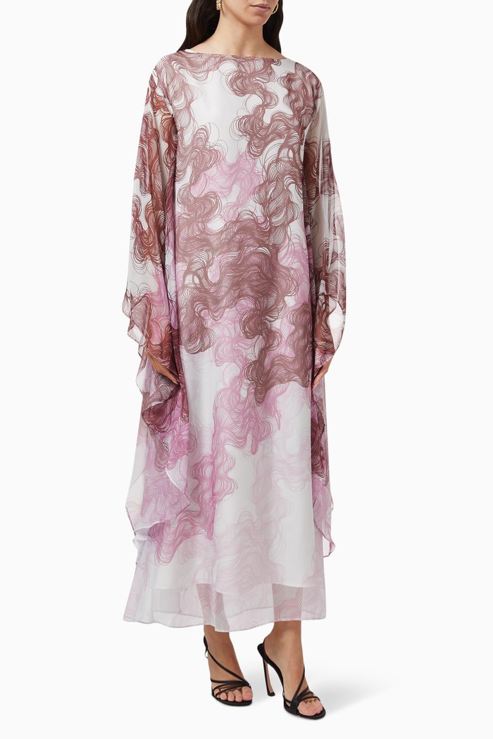 

Printed Kaftan, Red