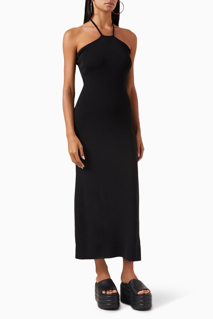 

Yuma Dress in Viscose-jersey, Black