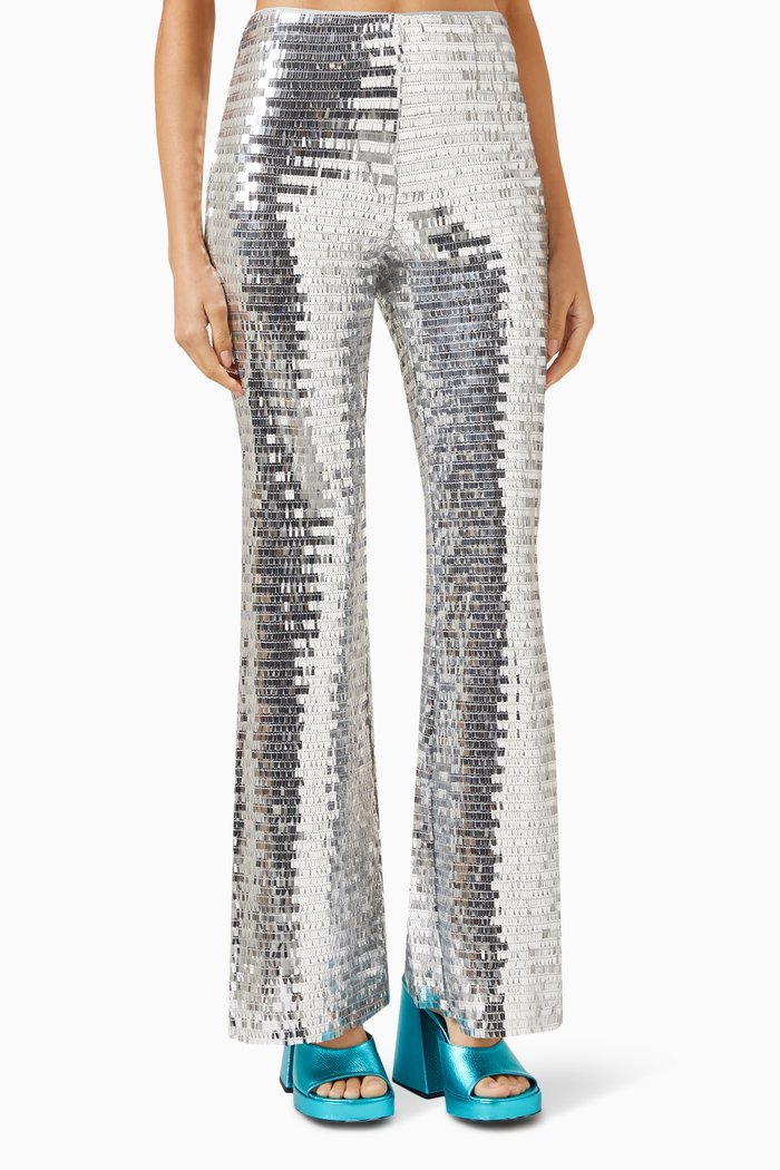 

Robo Pants in Sequin, Silver