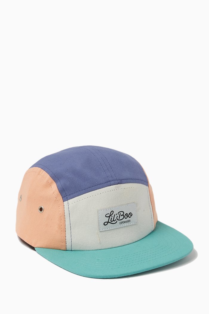

Block Colour 5-panel Cap in Organic Cotton, Multicolour