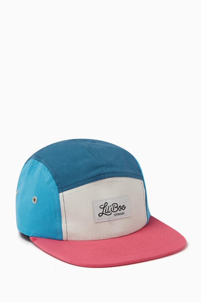 

Block Colour 5-panel Cap in Organic Cotton, Multicolour