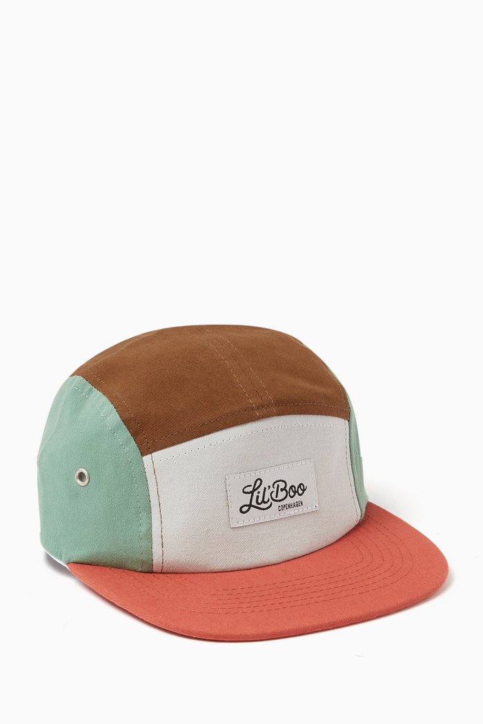 

Block Colour 5-panel Cap in Organic Cotton, Multicolour