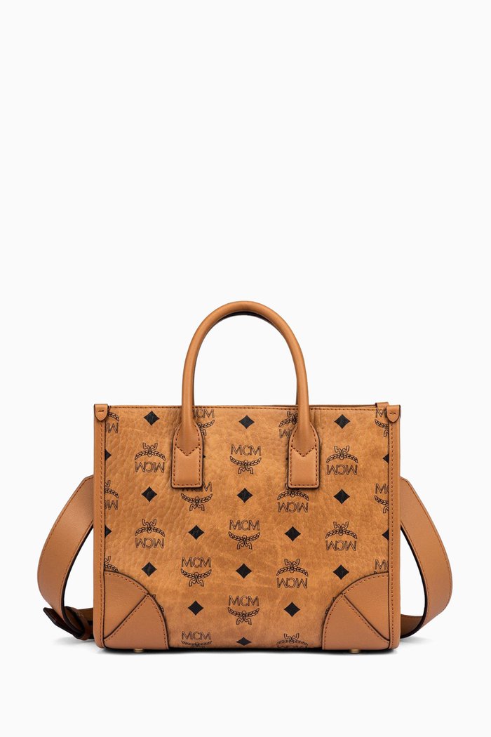 

Small München Tote in Visetos, Brown