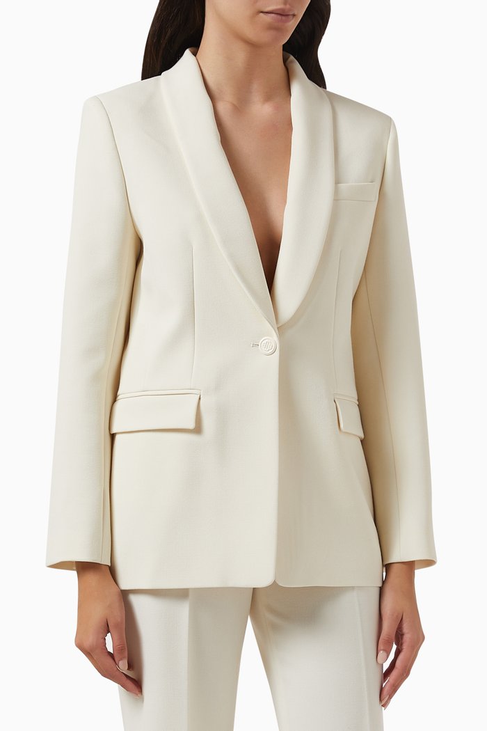 

Vatrick Blazer in Crepe, Neutral