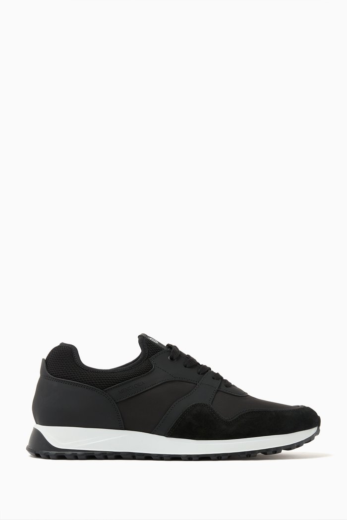 

Pace II Sneakers in Textile & Suede, Black
