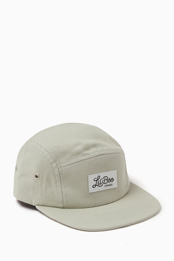 

Logo Patch 5-panel Cap in Organic Cotton, Green