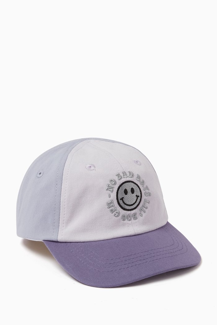 

"No Bad Days" Dad Cap in Organic Cotton, Blue