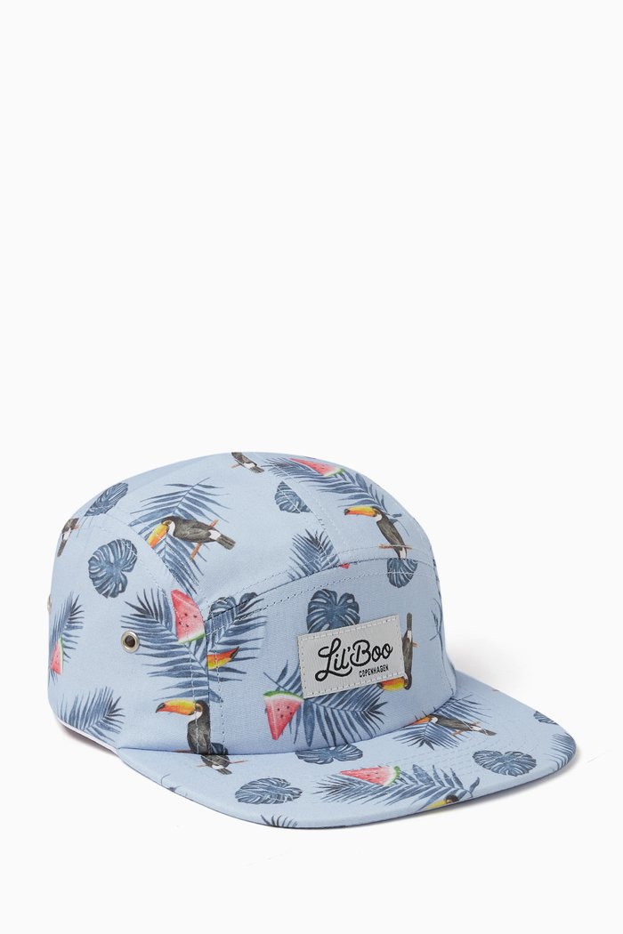 

Tropic 5-panel Cap in Organic Cotton, Blue