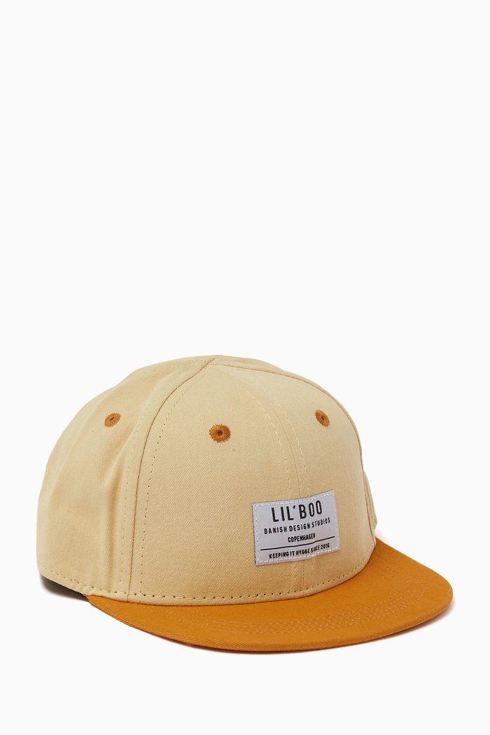 

Logo-patch Snapback Cap in Organic Cotton, Neutral