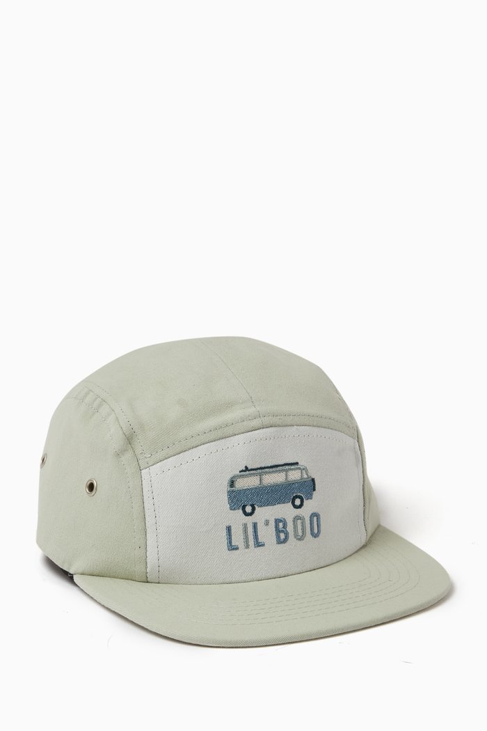 

Surf Van 5-panel Cap in Organic Cotton, Green