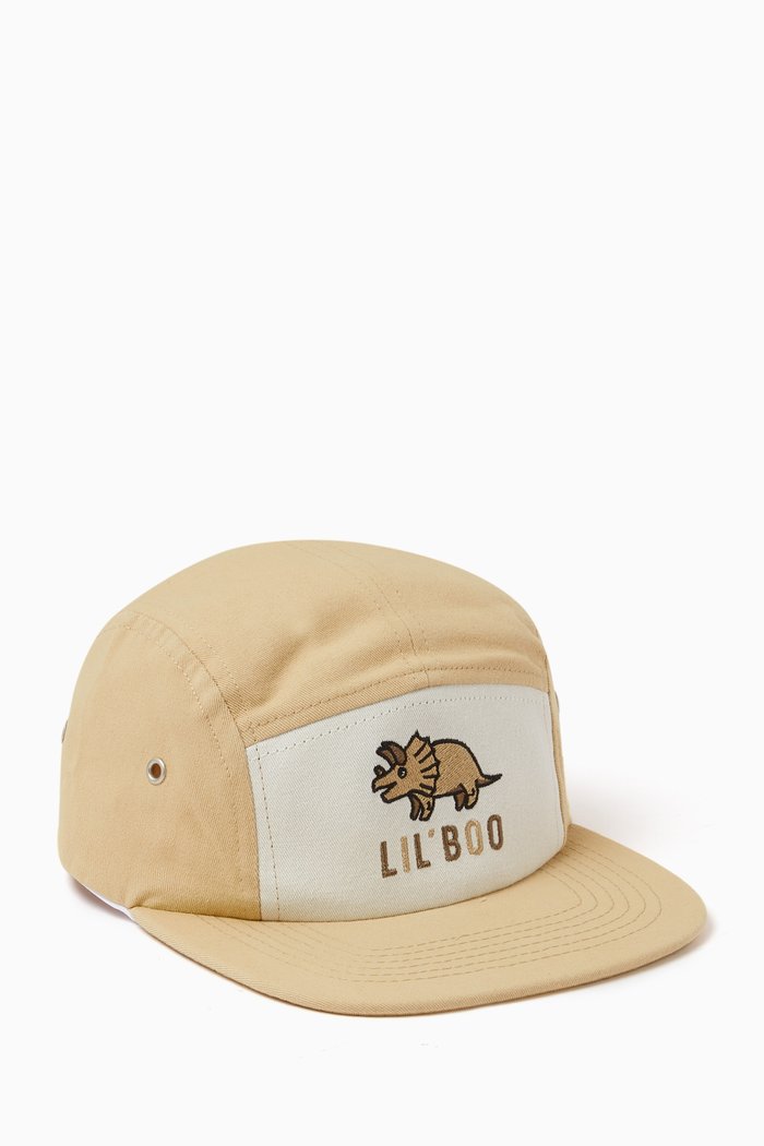 

Triceratops 5-panel Cap in Organic Cotton, Brown