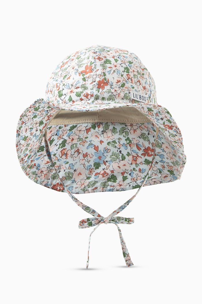 

Flower Field Baby UV Summer Hat in Cotton, Multicolour