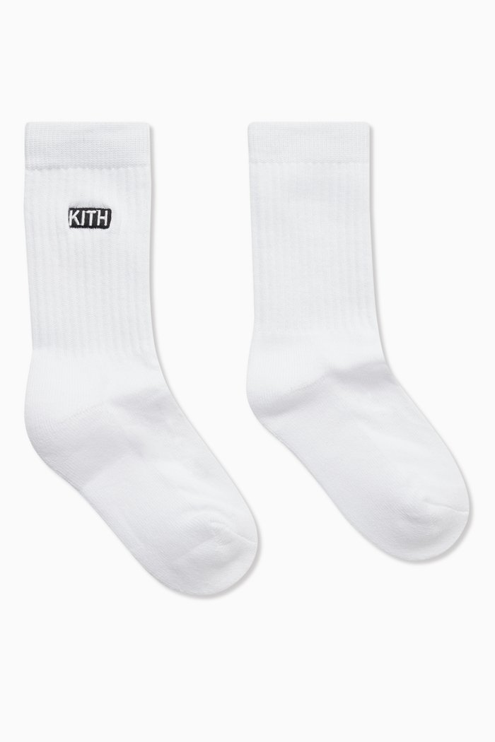 

Classic Crew Socks in Stretch-cotton, White