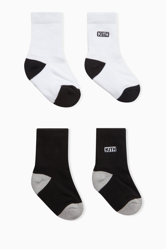 

Toddler Classic Crew Socks, Set of 2, Multicolour