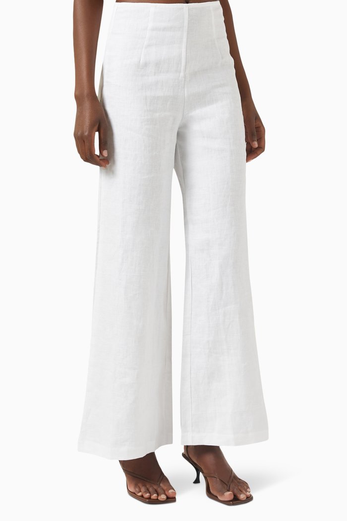

Ottavio Pants in Linen, White