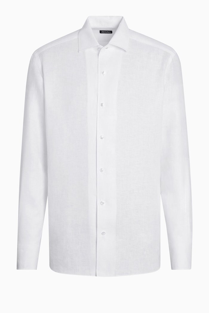 

Classic Shirt in Linen, White
