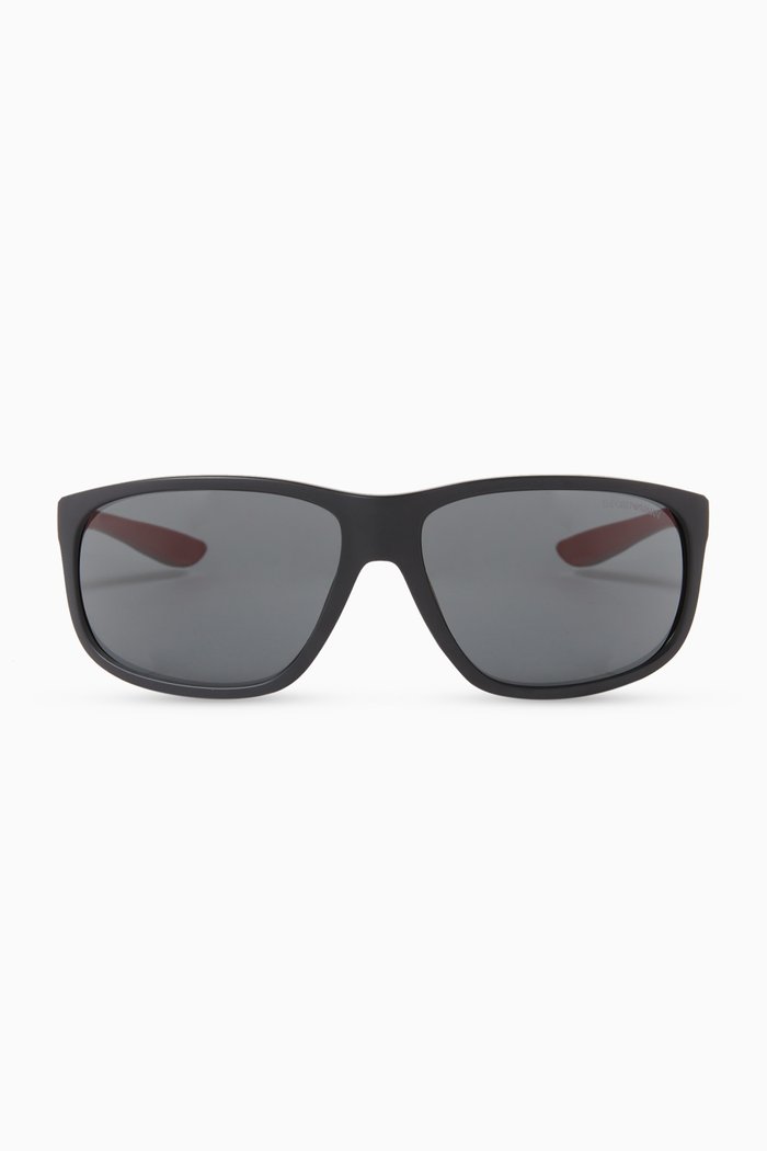

D-frame Sunglasses in Acetate, Grey