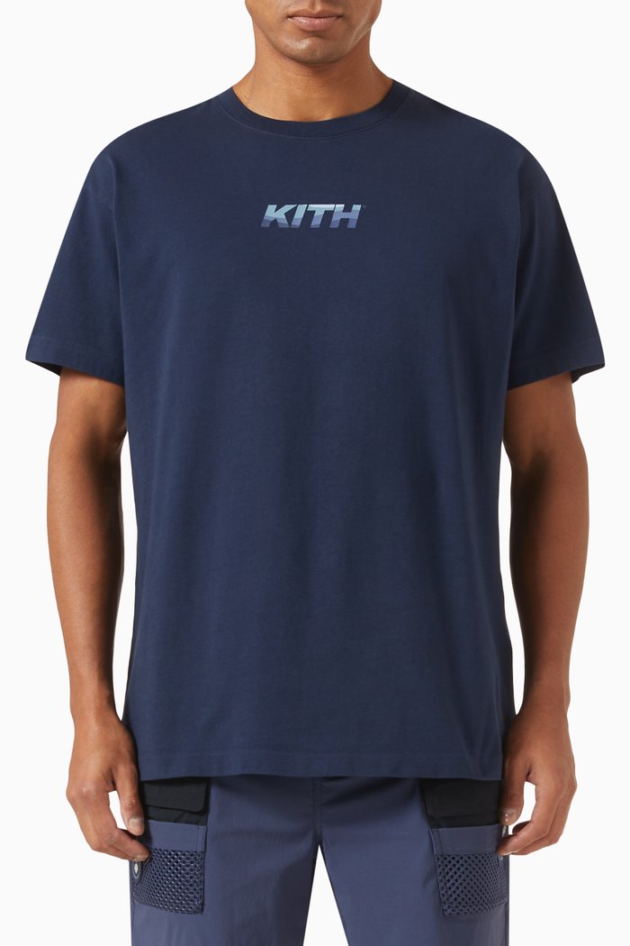

x Columbia Elemental T-shirt in Cotton Jersey, Blue