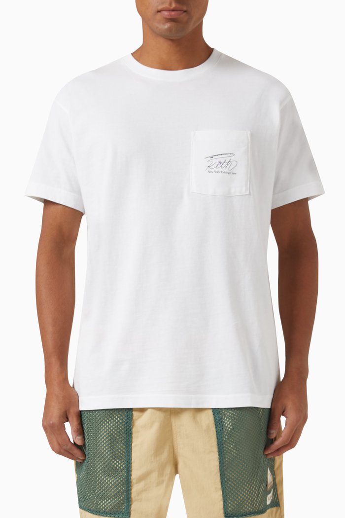 

x Columbia Tarpon Vintage T-shirt in Cotton Jersey, White