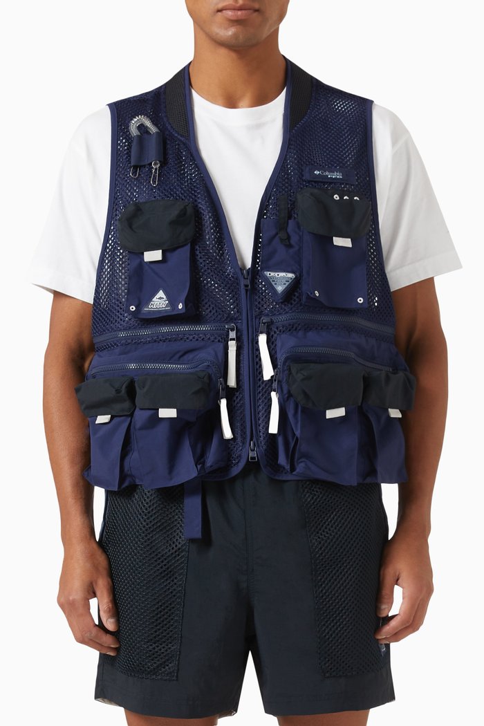 x Columbia Cool Creek™ Vest in Mesh, Blue