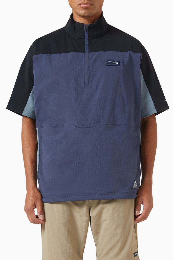 

x Columbia Links Windshirt in Omni- Shield™ Fabric, Blue