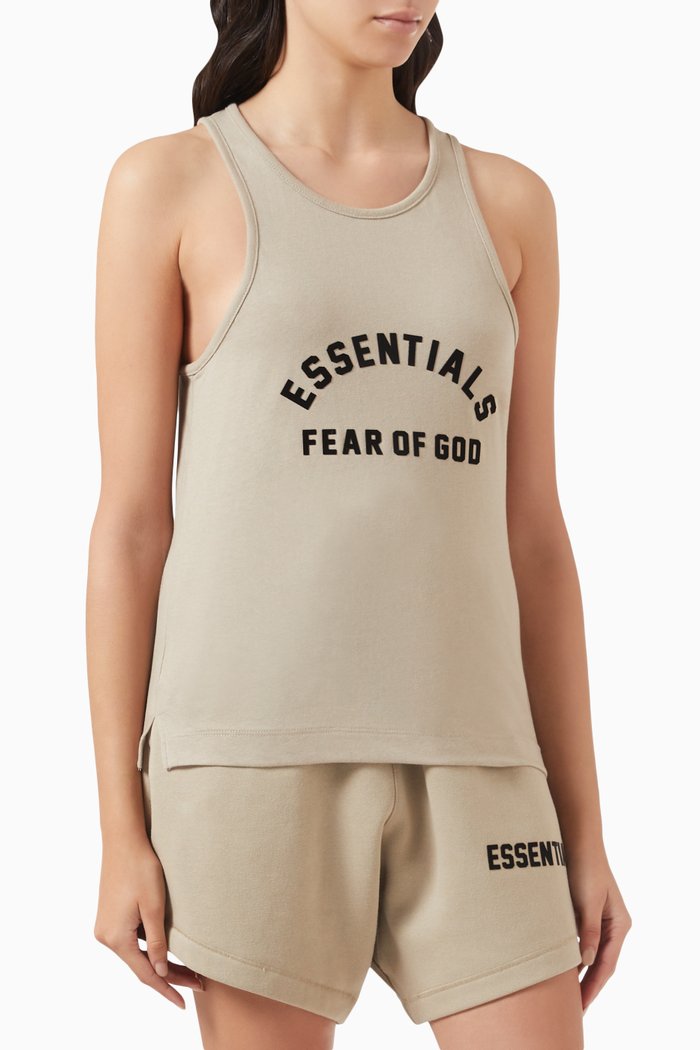 

Essentials Tank Top in Jersey, Neutral