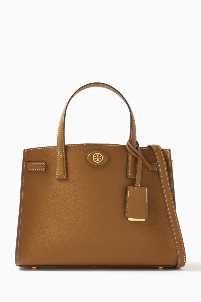 

Small Robinson Satchel in Leather, Brown