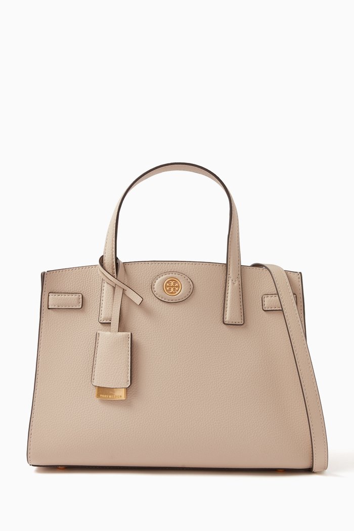 Small Robinson Satchel in Leather, Multicolour