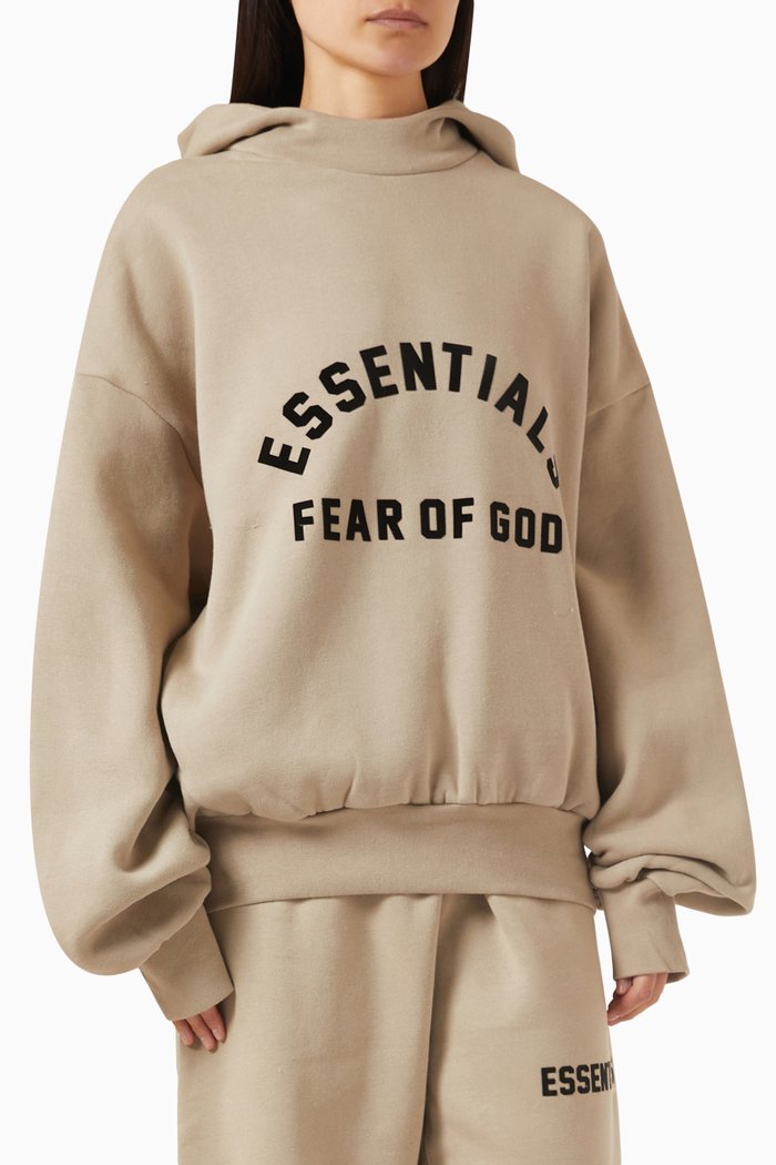 

Essentials Hoodie in Fleece, Neutral
