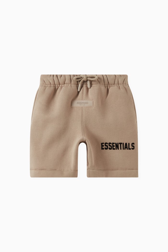 

Essentials Logo Shorts in Cotton Jersey, Neutral