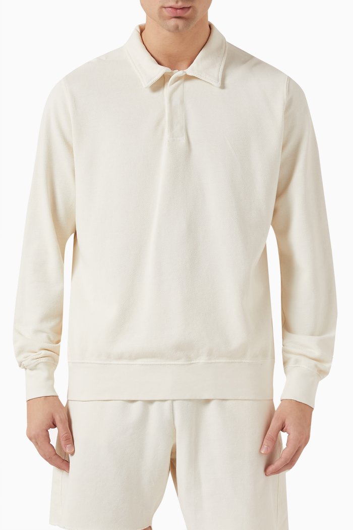 

Tennis Polo Shirt in Cotton, Neutral