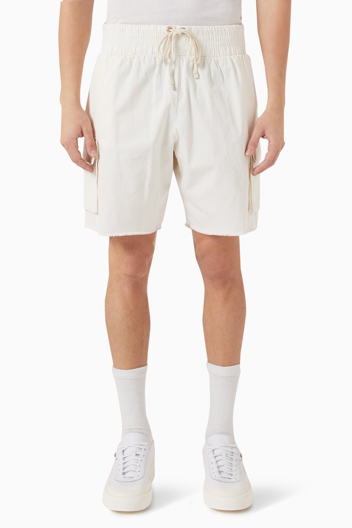 

Cargo Shorts in Cotton, Neutral