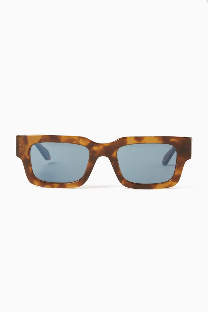 

D-frame Sunglasses in Acetate, Blue