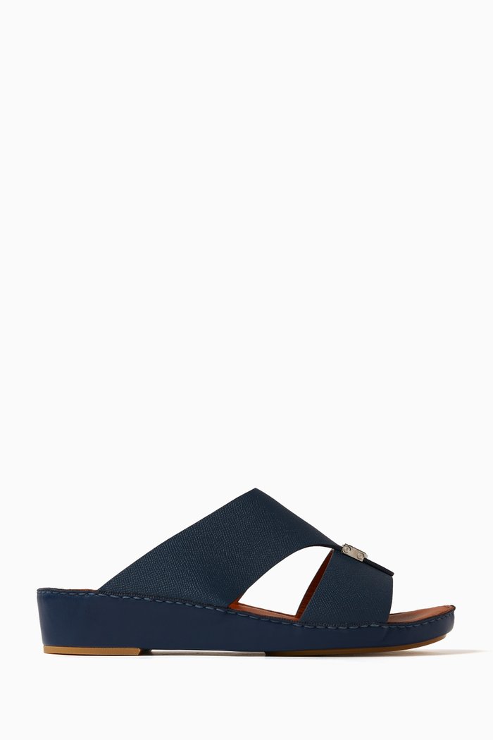 

Cinghia Trecce Pelli Sandals in Calf Leather, Blue