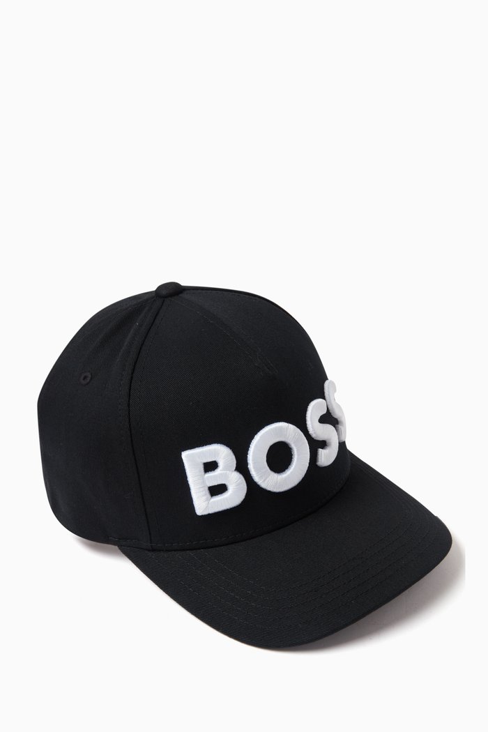 

Seville Baseball Cap in Cotton, Black