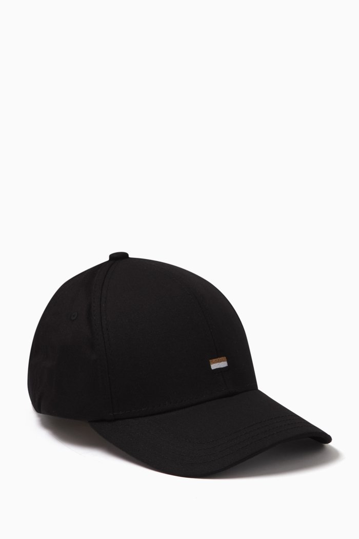 

Zed Flag Cap in Cotton-twill, Black