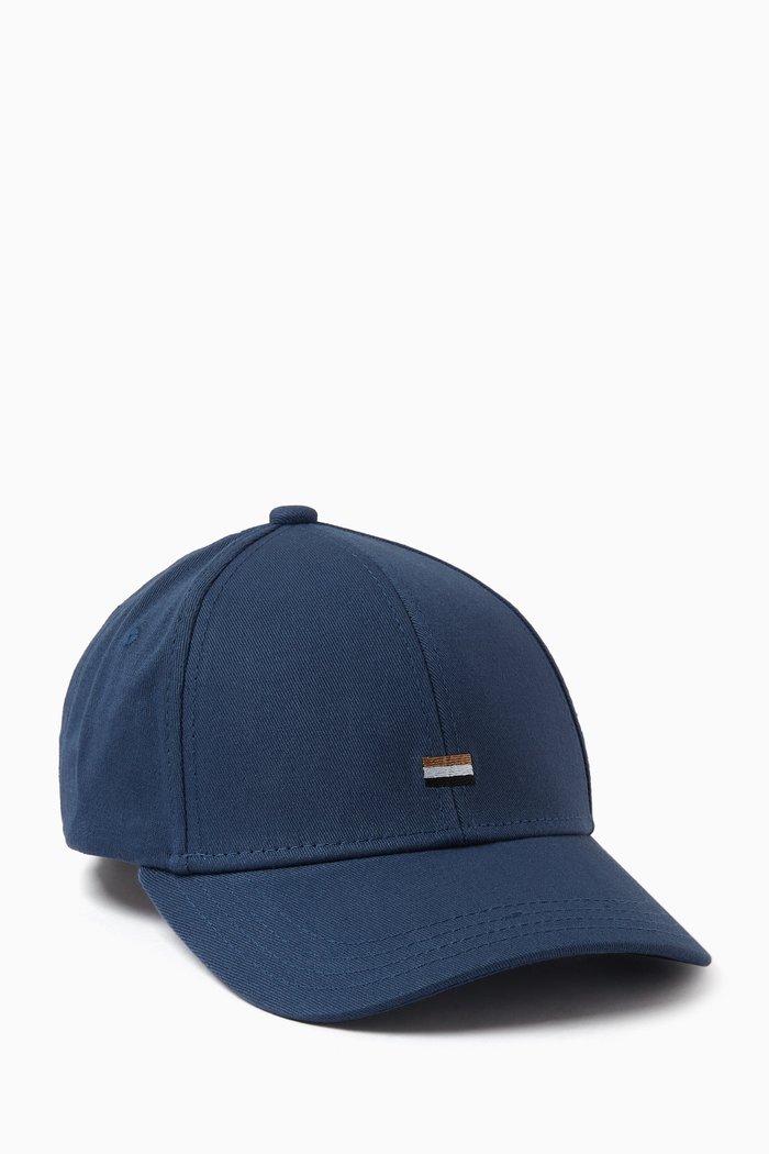 

Zed Flag Cap in Cotton-twill, Blue