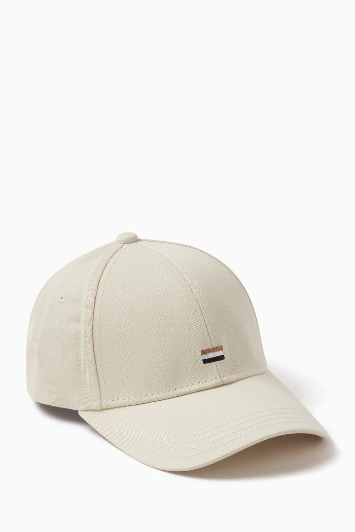 

Zed Embroidered Cap in Cotton-twill, Neutral