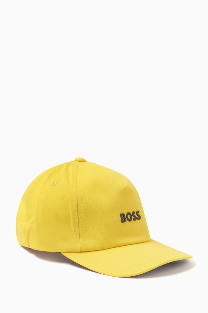 

Logo Baseball Cap in Cotton Twill, Yellow