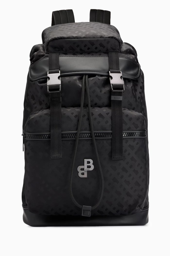 

Bradley Backpack in Recycled Nylon, Black