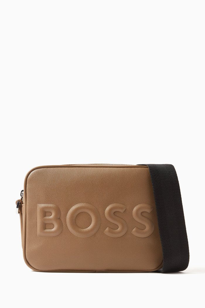 

Medium Olivia Crossbody Bag in Faux-leather, Neutral